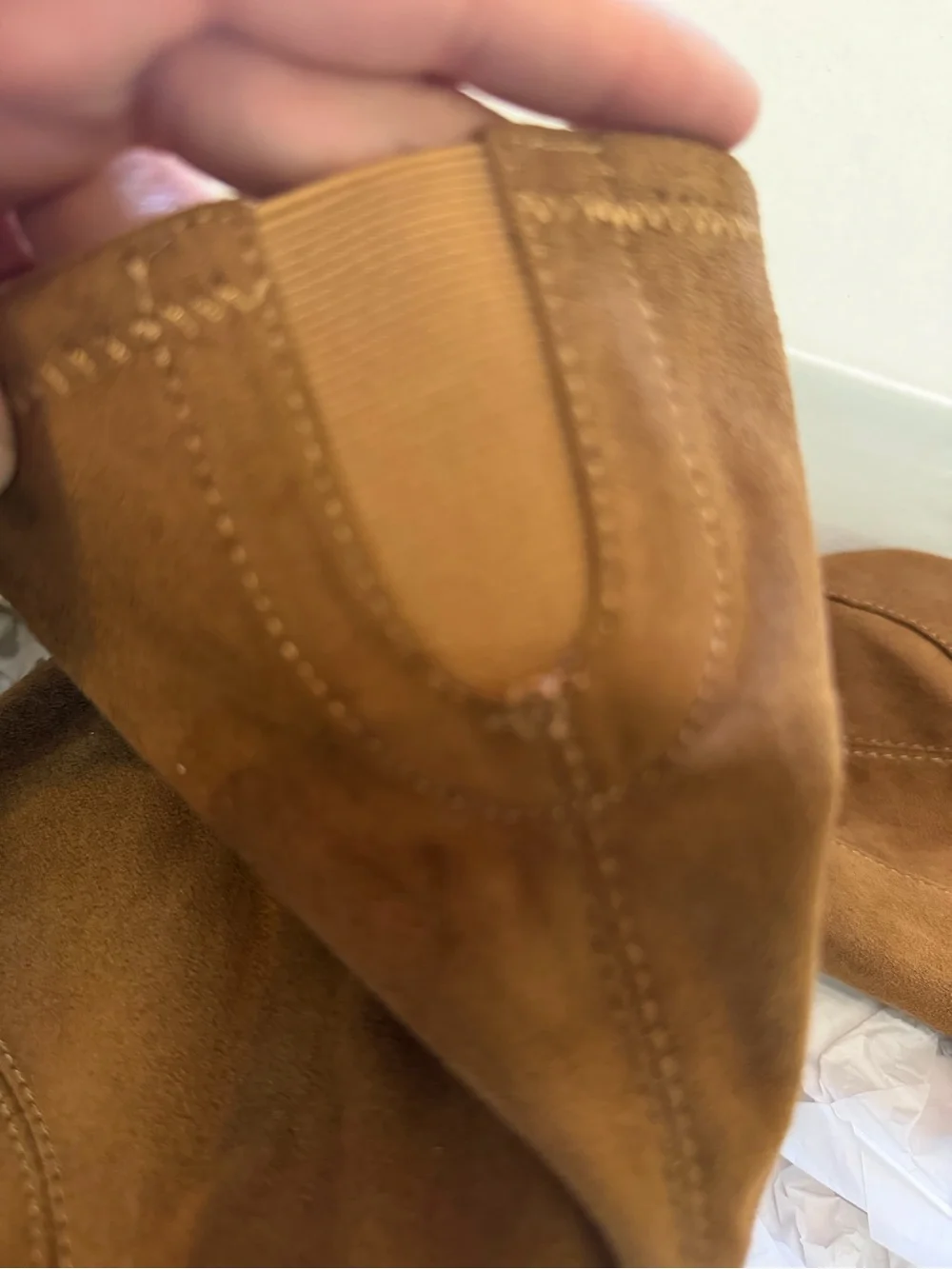 Marc Fisher Meyana Tan Over-the-Knee Boots 9.5M Retail $189